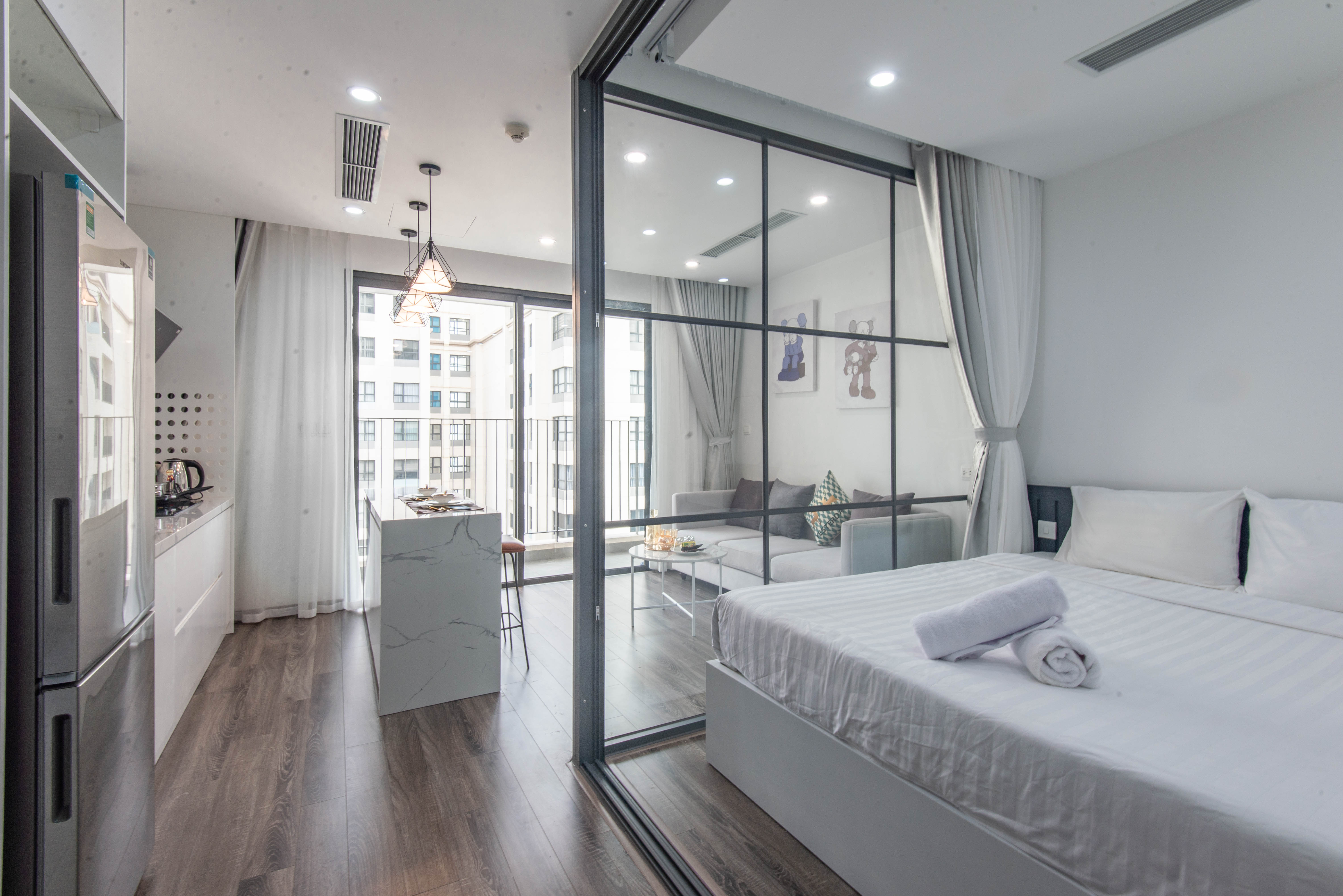 Vinhome D'Capitale - Studio apartment priced at only 1 million/night